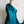 Petrol Silk Satin - 19mm