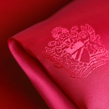Emblem Jacquard Rosso Lining