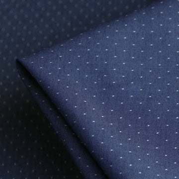 Chambray Mini Spot Shirting