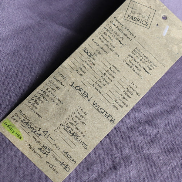 Loren Wisteria Linen