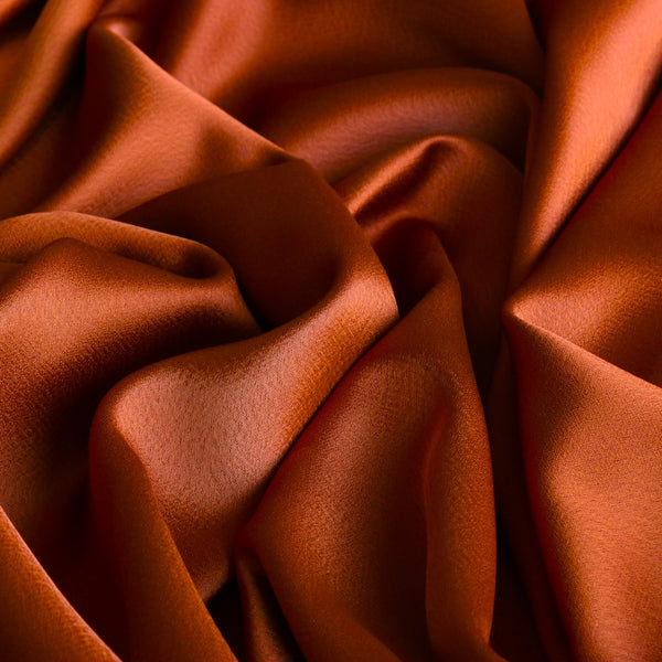 Moda Paprika Satin Backed Crepe