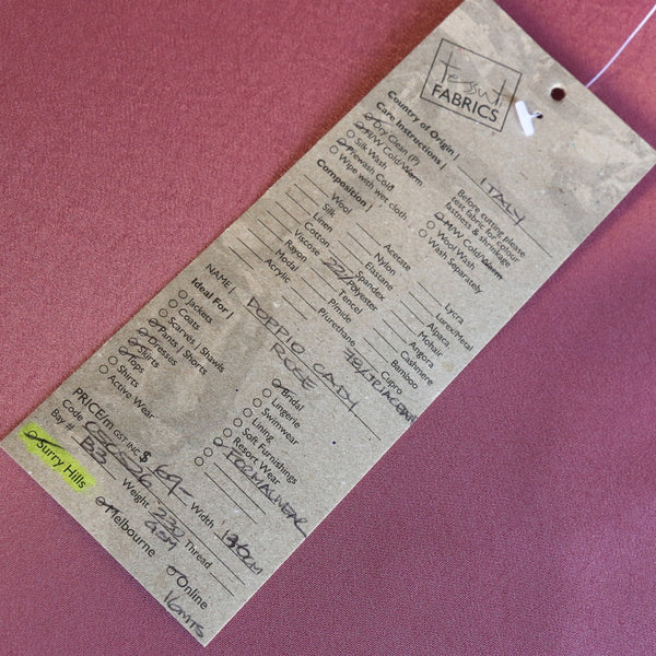 Doppio Cady Rose - Double Sided Satin