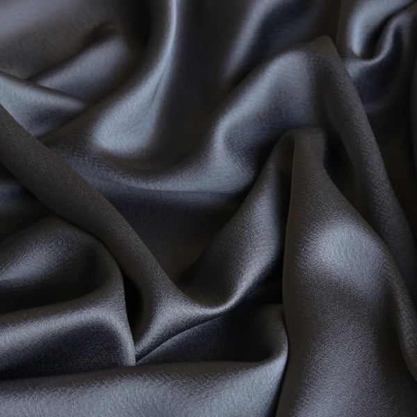 Moda Smoke Satin Backed Crepe