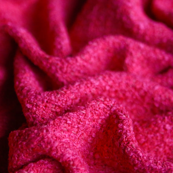 Vale Fuchsia Boucle Tweed