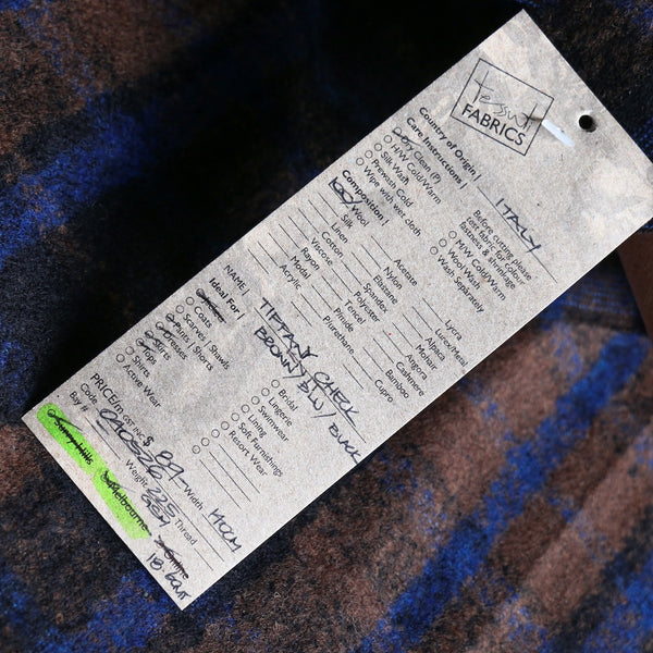 Tiffany Check Wool Knit