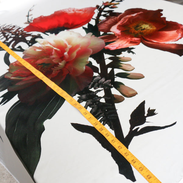 Ebon Grove Natural Silk Satin - Panel Print
