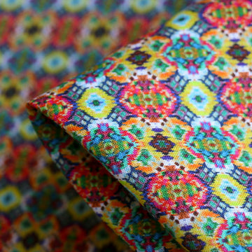 Aziza Mosaic Printed Linen