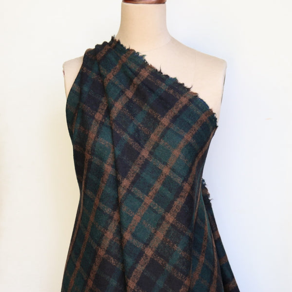 Camille Check Wool Knit