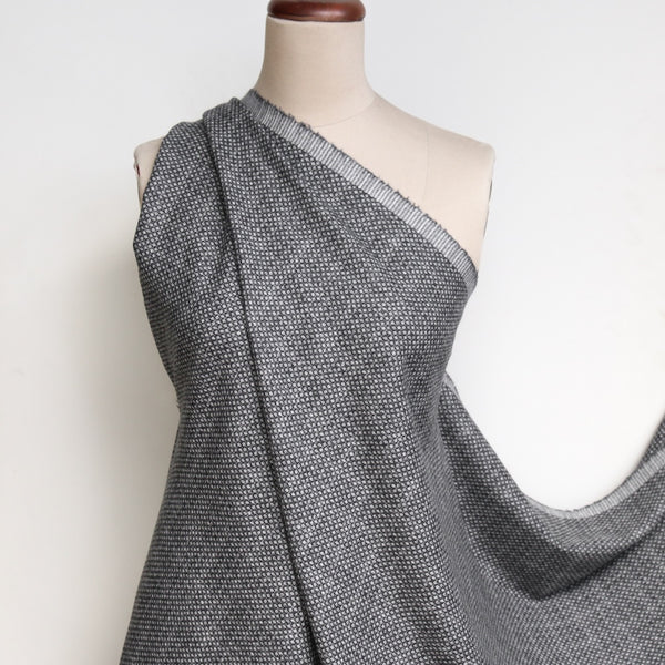 Birdseye Grigio Wool