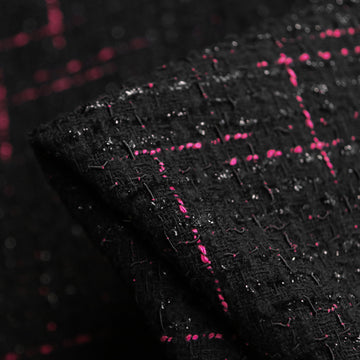 Margot Black/Fuchsia Tweed