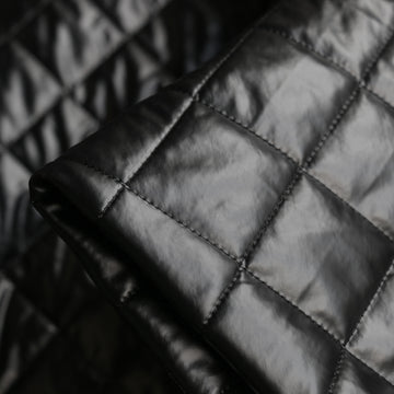 Quilted Liquid Black