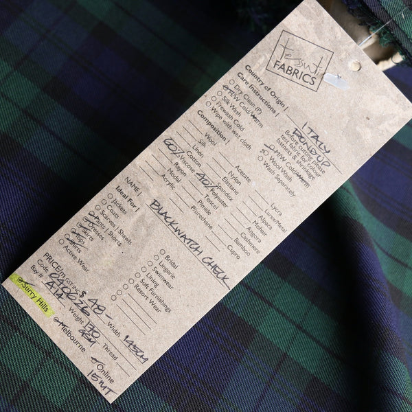 Blackwatch Check Viscose/Poly