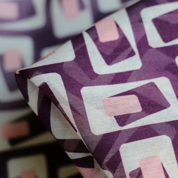 Last Chance of Merlot Haze Silk/Cotton Voile