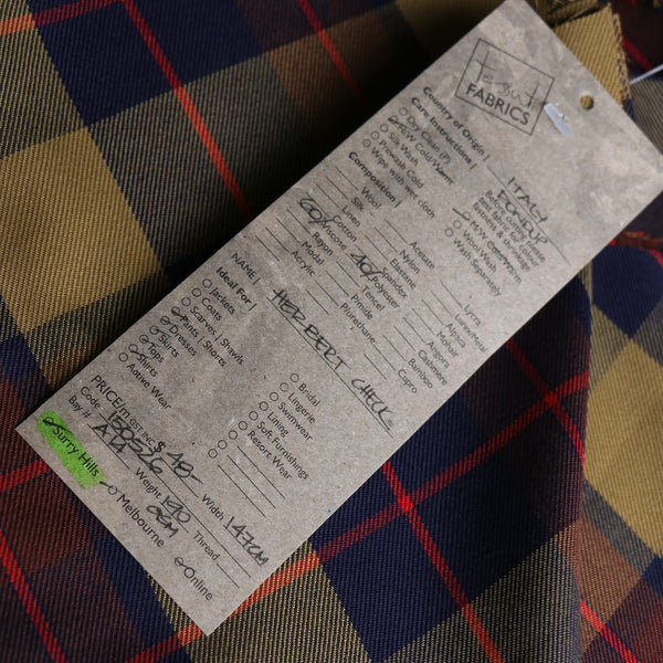 Herbert Check Viscose/Poly