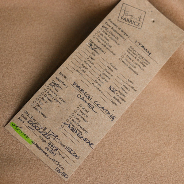 Parigi Coating - Camel