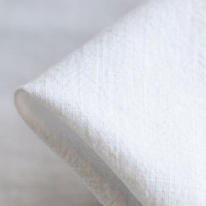 China White Pebble Wash Linen