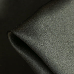 Verde Scuro Stretch Silk Satin