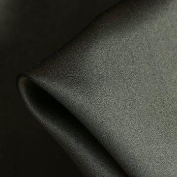 Verde Scuro Stretch Silk Satin