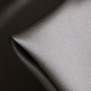 Metallo Scuro Stretch Silk Satin