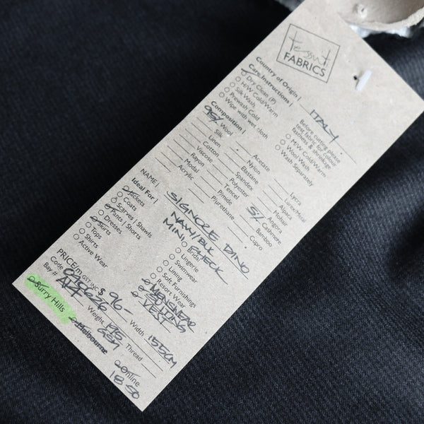 Signore Dino Navy/Black Mini Check