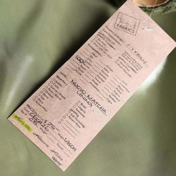 Nuovo Matcha Lining