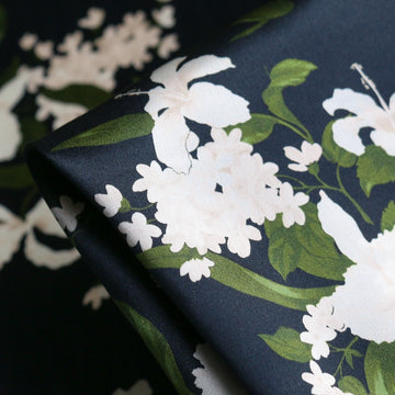 Valle Fleur Silk Satin