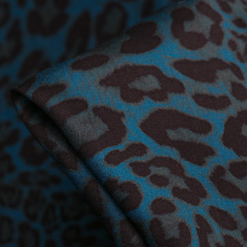 Leopardo Lapis Viscose Satin