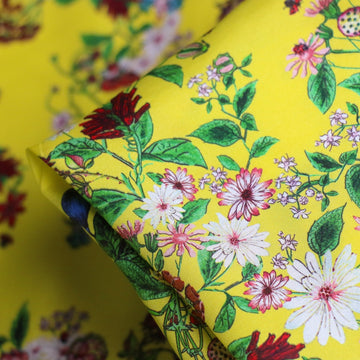 Fields Of Summer Silk/Cotton Voile