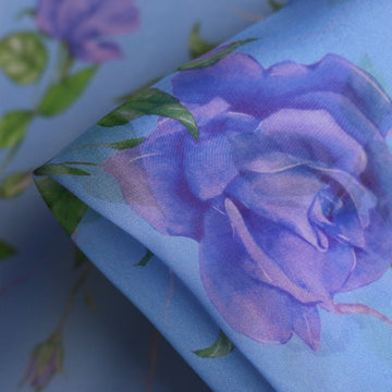 Couture Rose Silk Chiffon