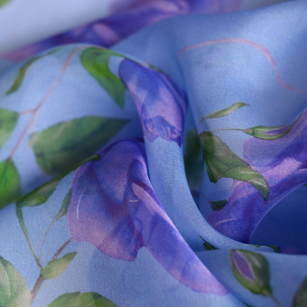 Couture Rose Silk Chiffon