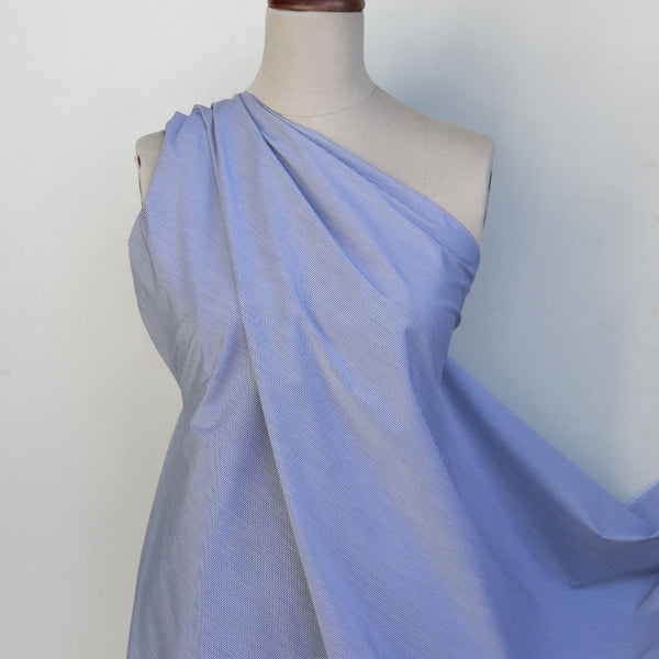 Pippa Blue Stripe Stretch Shirting