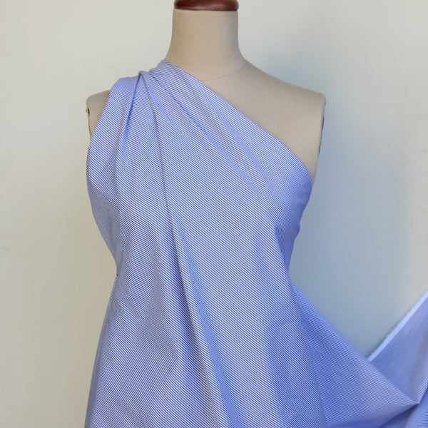 Hydra Blue Stripe Shirting