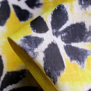 Citron Paradise Printed Linen