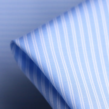 Miriam Blue Striped Shirting