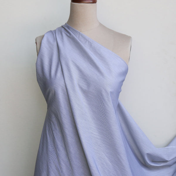 Eva Stripe Stretch Cotton Shirting