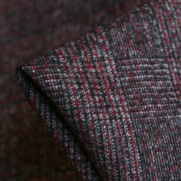 Prima Check Wine/Black Wool