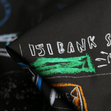 Downtown Nero Poplin