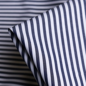 Asavi Navy Stripe Shirting