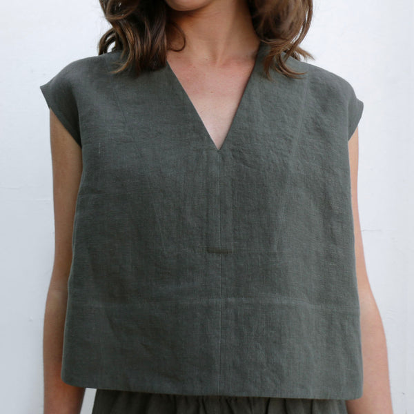 Bedford Pine Washed Linen