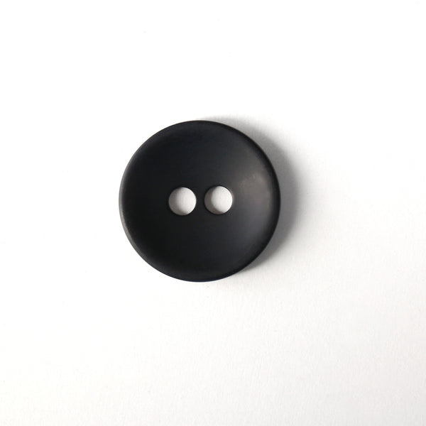 Matte Black 2-Hole Button - 35mm
