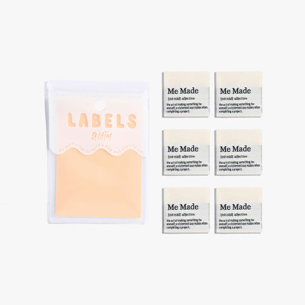 KATM Woven Labels - "Me Made Definition" - Woven Sewing Labels 6 Pack