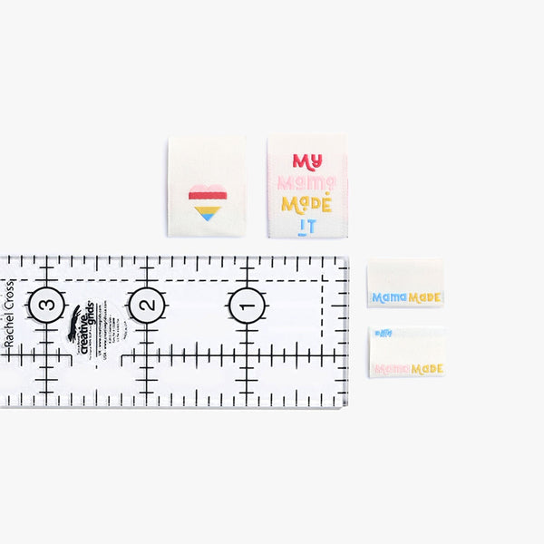 KATM Woven Labels - "My Mama Made It" - woven sewing labels 6 Pack