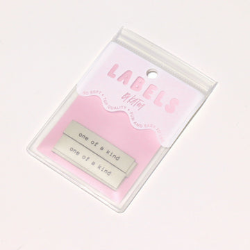 KATM Woven Labels - "ONE OF A KIND" - woven sewing labels 6 Pack