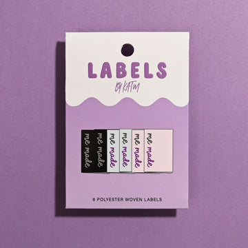 KATM "ME MADE" Labels - Mixed 6 Side Seam Woven Labels