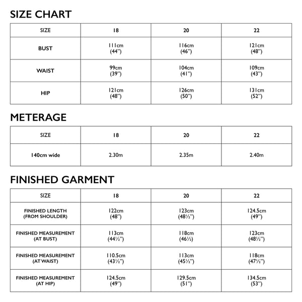 Ophelia Dress Pattern