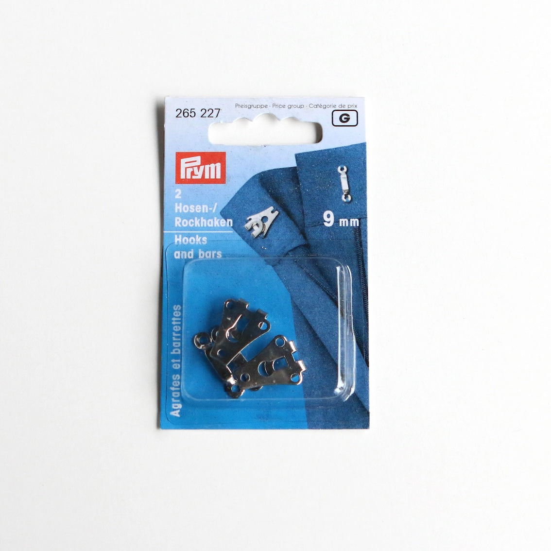 Prym Hook and Bars for Trouser and Skirts 9mm