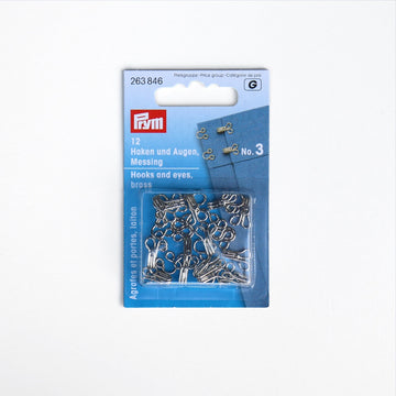 Prym - Hooks and Eyes - Silver