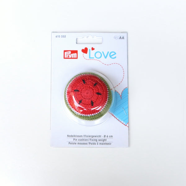 Prym Love - Pin Cushion/Fixing Weight - Kiwi Fruit, Watermelon or Orange