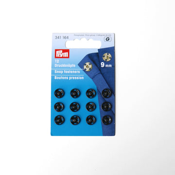 Prym - Snap Fasteners - 9mm/Black