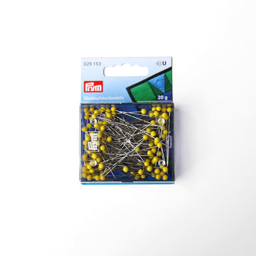 Prym - Glass Head Pins - Yellow